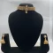 White Diamond Rajwadi necklace set